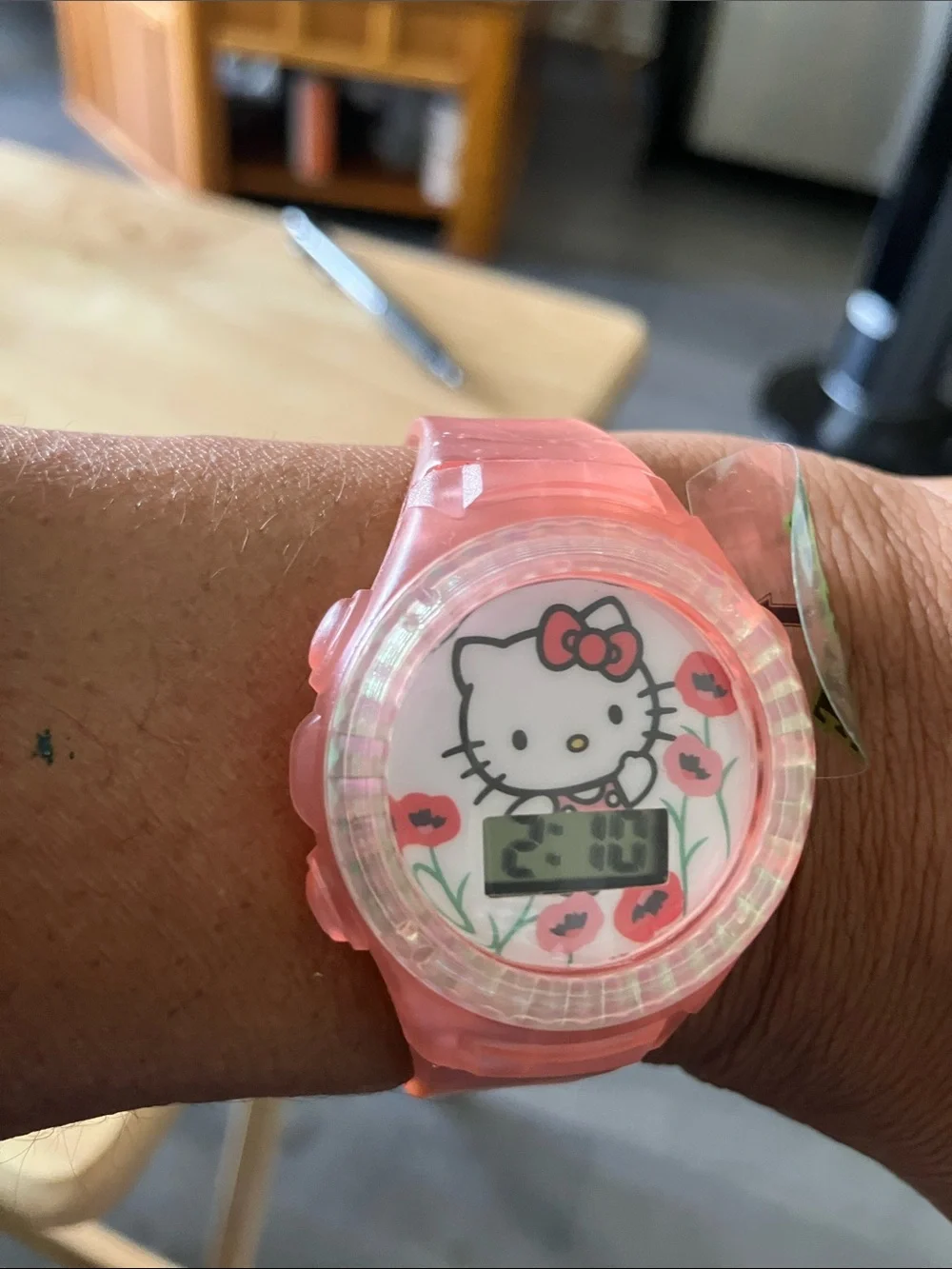 Hello Kitty Pink Digital Watch